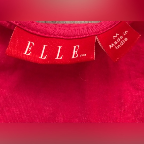 Bright pink/red ruffle top - Picture 2 of 3